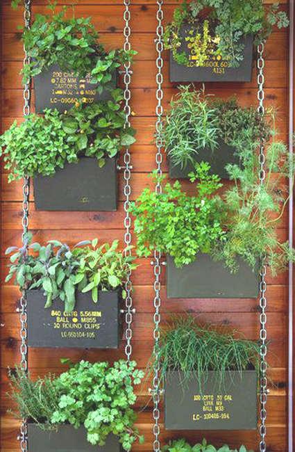 DIY jardin vertical pour les fines herbes